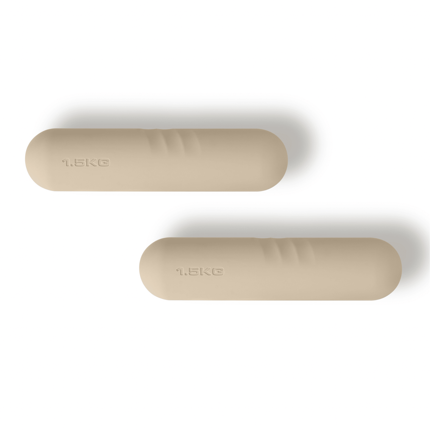 ⚡️ DEWI Fitness Weights - Oat milk 3kg pair - DEWI workout Accessories