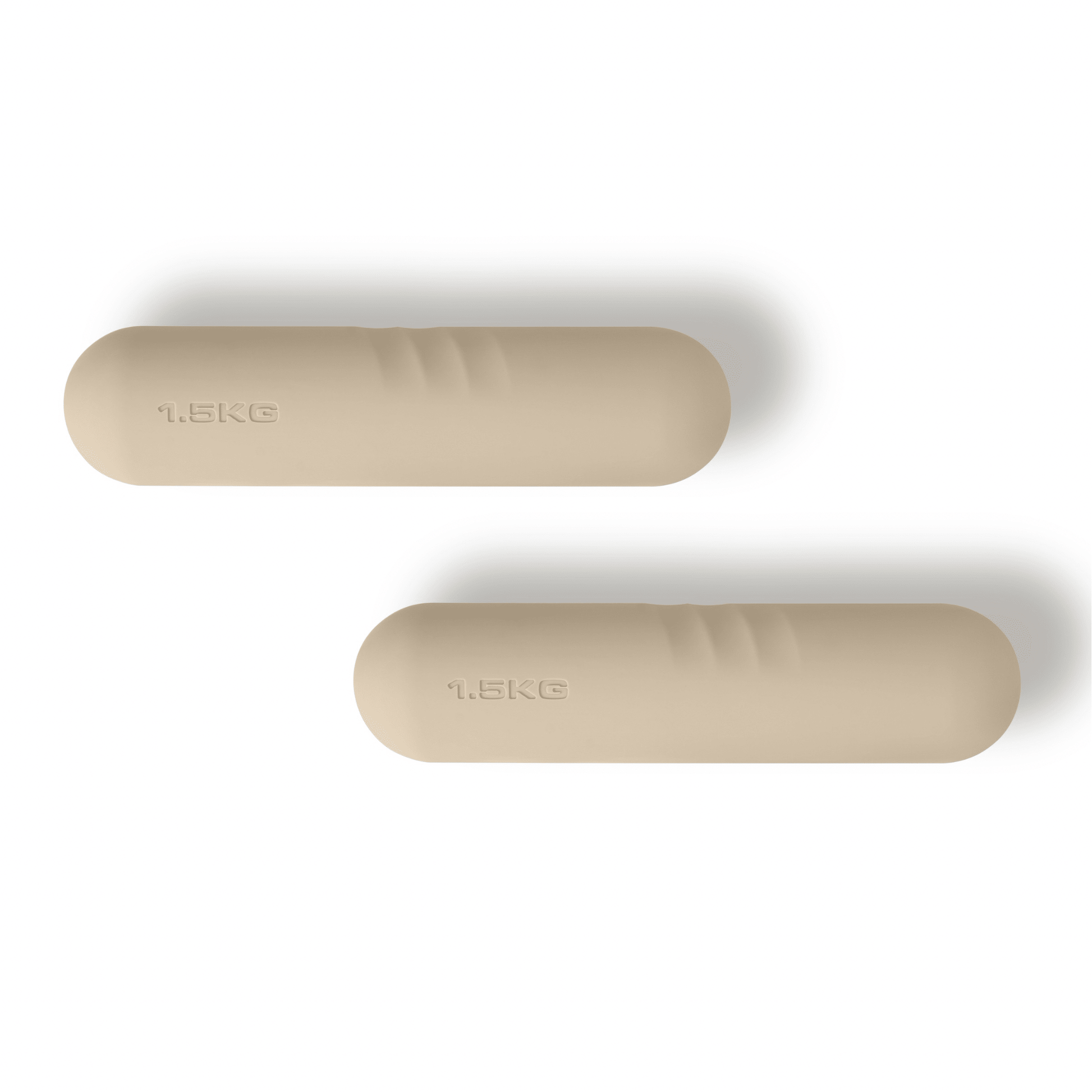 ⚡️ DEWI Fitness Weights - Oat milk 3kg pair - DEWI workout Accessories