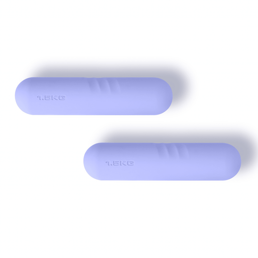 ⚡️ DEWI Fitness Weights - Lilac 3kg pair - DEWI workout Accessories