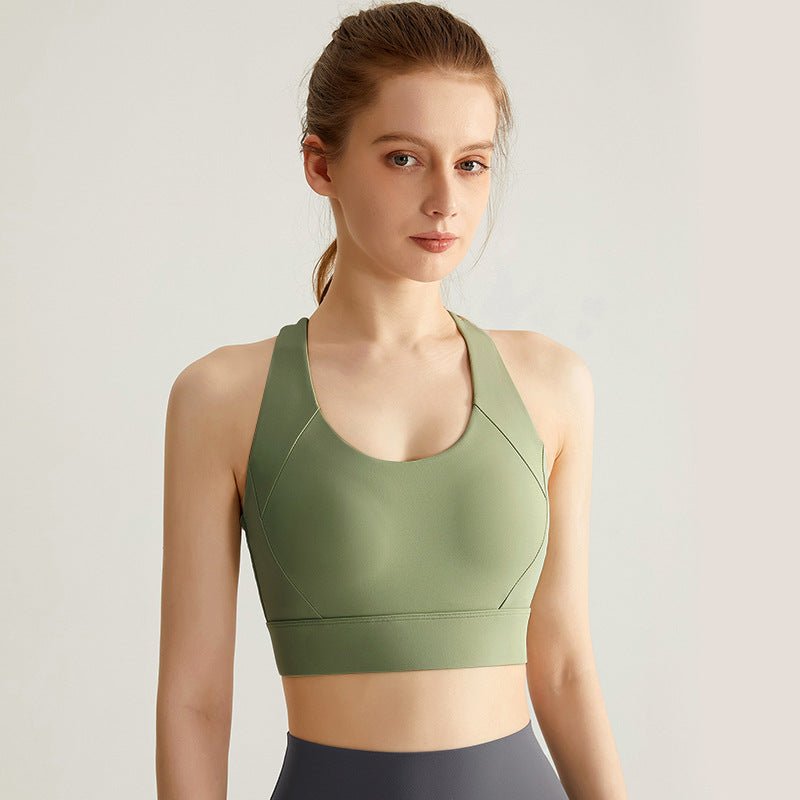 Women's High - strength Shock - absorbing Integrated Sports Bra - DEWI workout Accessories