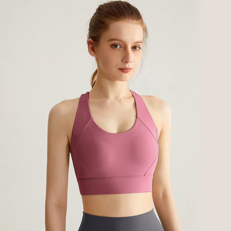 Women's High - strength Shock - absorbing Integrated Sports Bra - DEWI workout Accessories