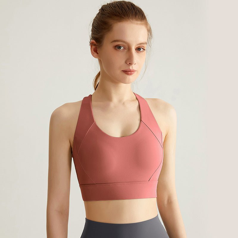 Women's High - strength Shock - absorbing Integrated Sports Bra - DEWI workout Accessories