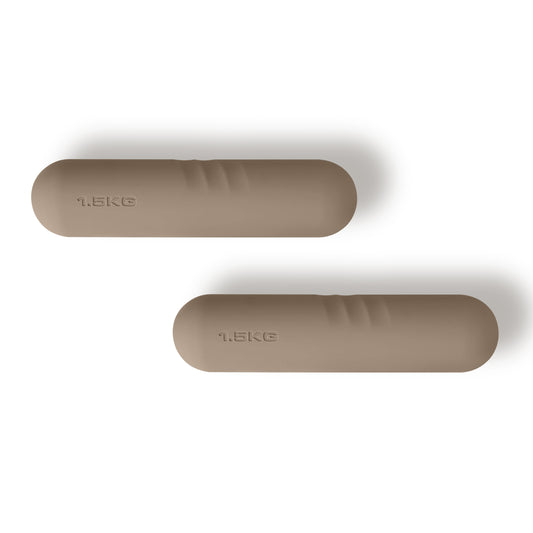 ⚡️ DEWI Fitness Weights - Latte 3kg pair